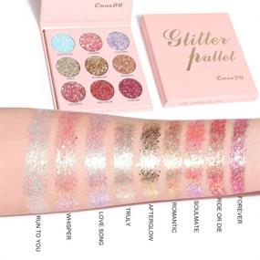 img 2 attached to GL Turelifes Glitter Eyeshadow Palettes Waterproof