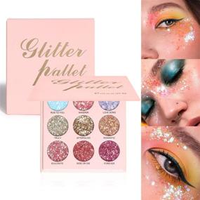 img 3 attached to GL Turelifes Glitter Eyeshadow Palettes Waterproof