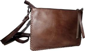 img 2 attached to 👜 Women's Vintage Leather Crossbody Bag – Genuine Leather Purse