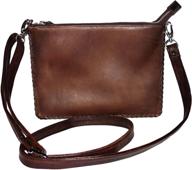 👜 women's vintage leather crossbody bag – genuine leather purse logo