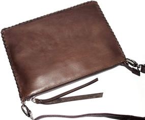 img 1 attached to 👜 Women's Vintage Leather Crossbody Bag – Genuine Leather Purse