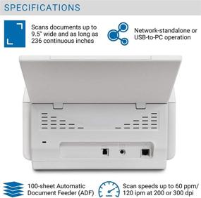 img 2 attached to 🌟 Революционизируйте свой опыт сканирования с Xerox N60W Network Touchscreen Scanner