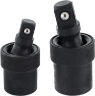 🔧набор шарнирных переходников drixet 2pc impact universal swivel joint - привод 3/8” и 1/2 дюйма, тип шаров из cr-mo, гибкие шарнирные универсальные головки-переходники для крепежа в труднодоступных местах. логотип