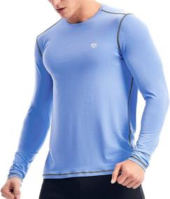 img 4 attached to Zengjo Layer Sleeve Athletic Shirts Men's Clothing and Active