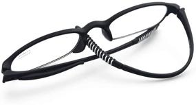img 4 attached to 👓 Enhance Eye Comfort: Flexible & Lightweight Blue Light Blocking Computer Reading Glasses