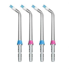 img 4 attached to Premium Plaque Seeker Replacement Tips: Compatible with Waterpik & Other Oral Irrigators - 4-Pack