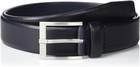 img 1 attached to BOSS HUGO Mens Belt Dark Men's Accessories and Belts