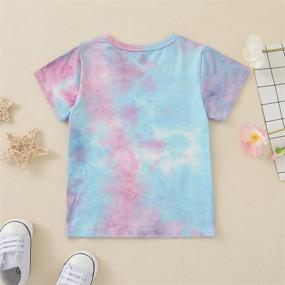 img 2 attached to 🌈 Short Sleeve Casual Rainbow T-Shirt: Matching Mother's Day Outfits for Mommy and Me, Ideal for Summer