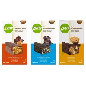 img 4 attached to 🍫 Zone PERFECT Protein Bars: High-Protein Variety Pack with Vitamins & Minerals - 36 Bars