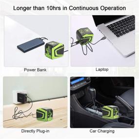 img 3 attached to 🔋 Huepar Rechargeable Battery Self-Leveling Application