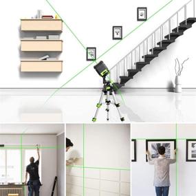 img 1 attached to 🔋 Huepar Rechargeable Battery Self-Leveling Application