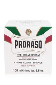 img 1 attached to Proraso Pre-Shave Conditioning Cream for Men, Sensitive Skin Formula - Oatmeal & Green Tea, 3.6 oz: Expert Hydration & Protection