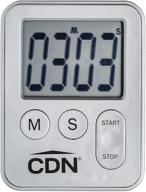 silver cdn mini digital minute/second timer with extra-large digits logo