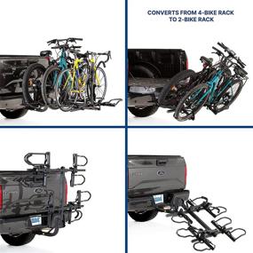 img 2 attached to KAC Overdrive Sports K4 2” Hitch Mounted Rack - 4-Bike Platform Style Carrier for Standard, Fat Tire, and Electric Bicycles – 60 lbs/Bike Heavy Weight Capacity - Smart Tilting – RV Use Prohibited