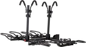 img 4 attached to KAC Overdrive Sports K4 2” Hitch Mounted Rack - 4-Bike Platform Style Carrier for Standard, Fat Tire, and Electric Bicycles – 60 lbs/Bike Heavy Weight Capacity - Smart Tilting – RV Use Prohibited