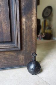 img 3 attached to Lulu Decor Stopper Doorstops Black