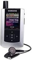 samsung yx-m1z helix xm2go portable satellite radio featuring built-in mp3 player logo