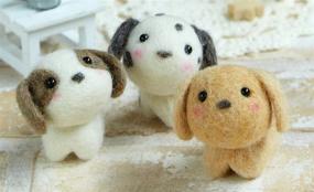 img 3 attached to 🐶 Hamanaka Small Friends Dogs H441-482: Dive into Needle Felting with These Irresistible Kits!