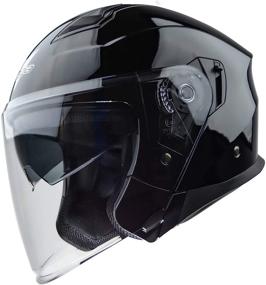 img 4 attached to 🏍️ Vega Helmets Open Face Motorcycle Helmet for All Genders