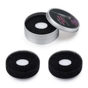 img 4 attached to 🧼 ASTOFLI 3 Pack Cleaner Sponge: Dry Makeup Brush Quick Cleaner - Efficient Color Removal, Travel-Friendly & Compact