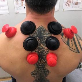 img 2 attached to 🔴 RockTape RockPods 2-Piece Cupping Set with Convenient Carrying Case