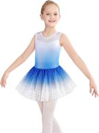 🧜 mermaid unicorn gymnastic skirt: girls ballet tutu leotards dance dress логотип