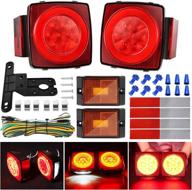 🚤 kohree 12v led trailer light kit: submersible tail lights & wiring for camper, boat, rv - ip68 waterproof logo