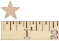 🌟 wood star ¾”: small natural unfinished wooden star cutouts (3/4 inch) - bulk pack of 100 logo