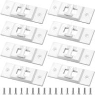 🔒 childproof wall switch guard - 8-pack, protects lights and circuits from accidental on/off, switch plate cover for improved safety logo