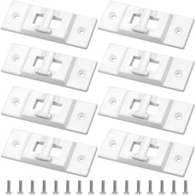 img 4 attached to 🔒 Childproof Wall Switch Guard - 8-Pack, Protects Lights and Circuits from Accidental On/Off, Switch Plate Cover for Improved Safety