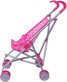 img 3 attached to Convenient and Maneuverable: Discover the Precious Foldable Stroller with Swivel Wheels