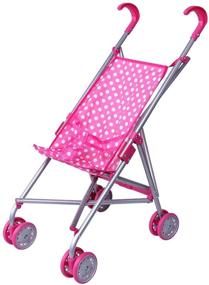 img 4 attached to Convenient and Maneuverable: Discover the Precious Foldable Stroller with Swivel Wheels