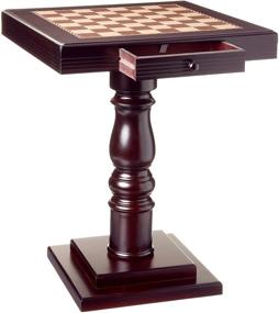 img 2 attached to 🎲 Frenchi Home Furnishing Chess Table - Featuring Two Functional Drawers for Storage