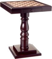 🎲 frenchi home furnishing chess table - featuring two functional drawers for storage логотип