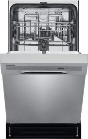 img 1 attached to 💦 Frigidaire FFBD1831US Dishwasher, 18", Stainless Steel - High-Performance Appliance for Optimal Cleaning Efficiency