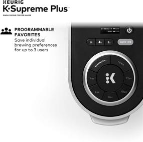 img 1 attached to Улучшенный опыт заваривания: кофеварка Keurig K-Supreme Plus с технологией MultiStream, съемный резервуар объемом 78 унций и программируемыми настройками