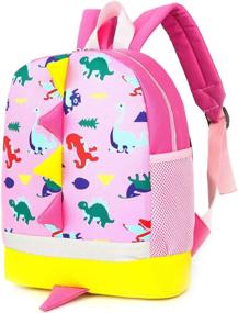 img 4 attached to Children Backpack Little Preschool Dinosaur Backpacks and Kids' Backpacks