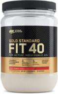 🍎 optimum nutrition gold standard fit 40 fruit punch preworkout booster, 11.3 oz logo