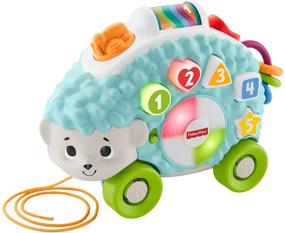 img 4 attached to 🦔 Fisher-Price Linkimals Happy Shapes Hedgehog: Interactive Educational Toy with Music and Lights - For Babies 9 Months & Up