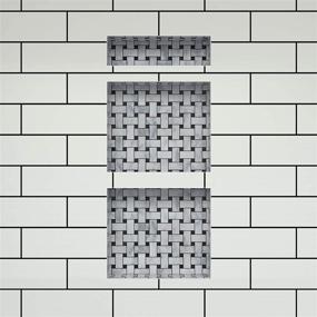 img 1 attached to 🛁 Black Tile Redi USA RNT1620DU-14 Niche Shower Shelf, 16 Inches Wide x 34 Inches High