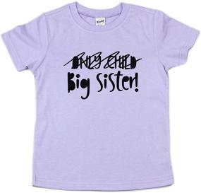 img 1 attached to Sister Sibling Announcement Toddler Flamingo Girls' Clothing