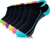 chalier women's ankle socks - 6 pairs, perfect for cycling, running & athletics - cushioned comfort логотип