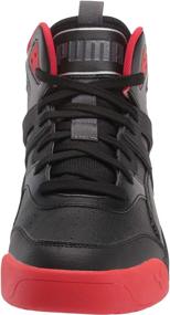 img 3 attached to PUMA Backcourt Sneaker Black High Silver Men's Shoes for Fashion Sneakers
