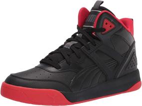 img 4 attached to PUMA Backcourt Sneaker Black High Silver Men's Shoes for Fashion Sneakers