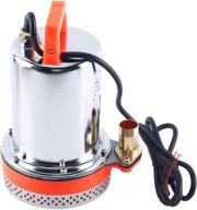 amarine made dc 12v farm & ranch solar water pump: submersible well booster pump with 26ft lift - orange логотип