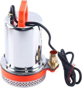 img 4 attached to Amarine Made DC 12V Farm & Ranch Solar Water Pump: Submersible Well Booster Pump with 26ft Lift - Orange