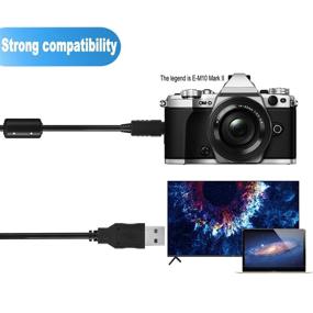 img 1 attached to Высококачественный кабель Ancable 5 футов CB-USB5 CB-USB6 CB-USB8 для фотокамер Olympus - быстрая передача данных и зарядка.