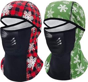 img 4 attached to Stay Warm and Comfortable with Boys' Breathable Balaclava Fleece Winter Accessories