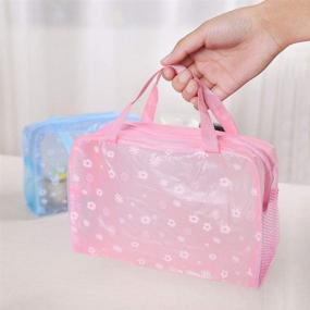 img 1 attached to Cosmetic Toiletry Transparent Waterproof Organizer