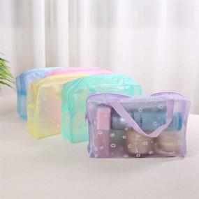 img 3 attached to Cosmetic Toiletry Transparent Waterproof Organizer